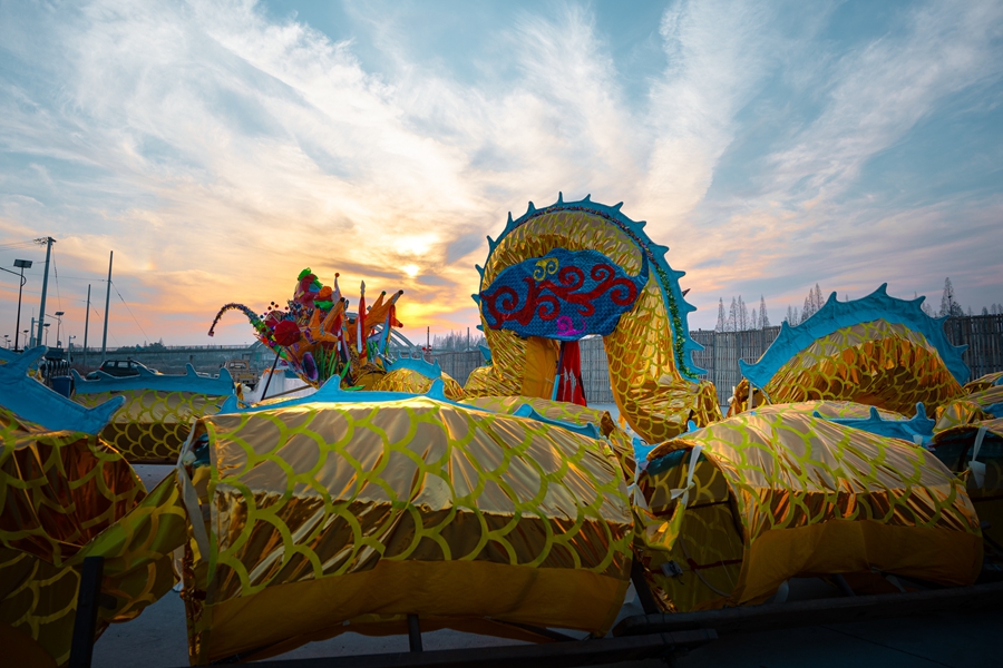 阳江板龙。陈春花摄