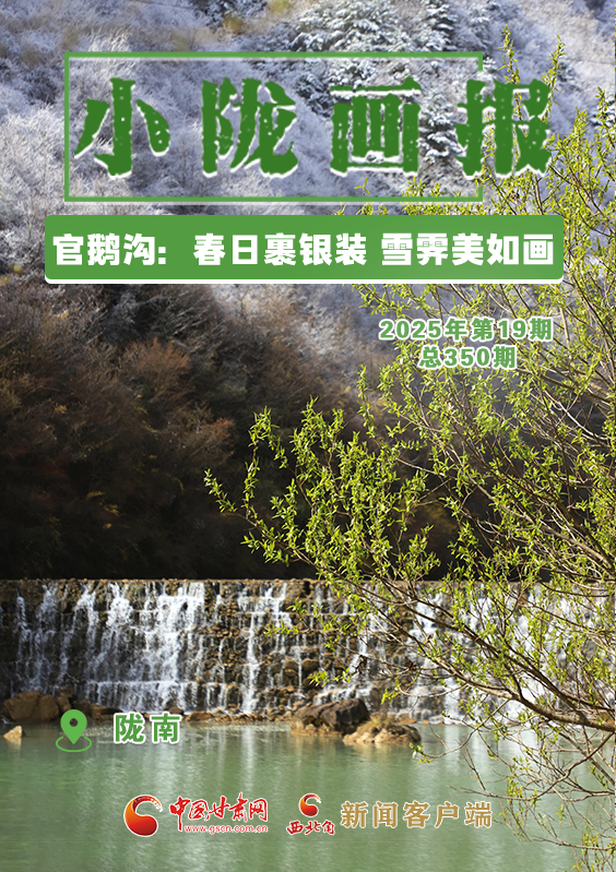 【小隴畫報·350期】宕昌官鵝溝：春日裹銀裝 雪霽美如畫