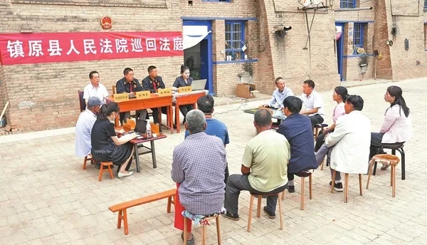 甘肃镇原县法院：巡回审理侵权纠纷案