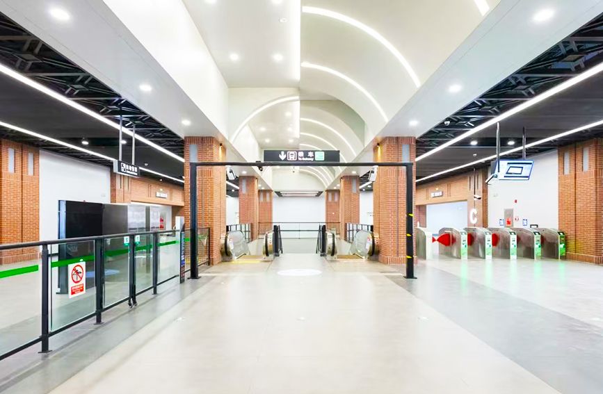 天津地铁4号线北段开通初期运营。天津市交通运输委供图