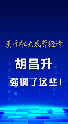 图解|关于壮大民营经济 胡昌升强调了这些！