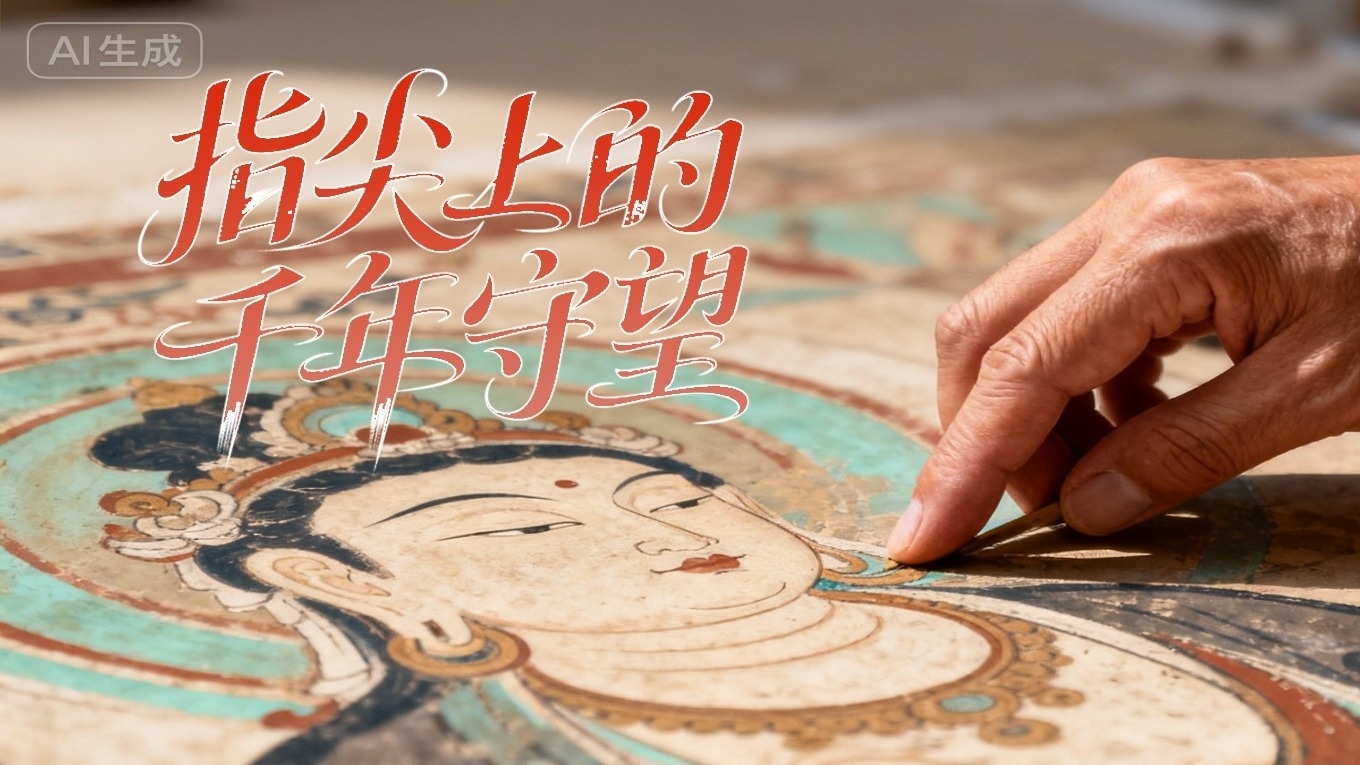 SVG｜指尖上的千年守望——甘肃壁画守护人