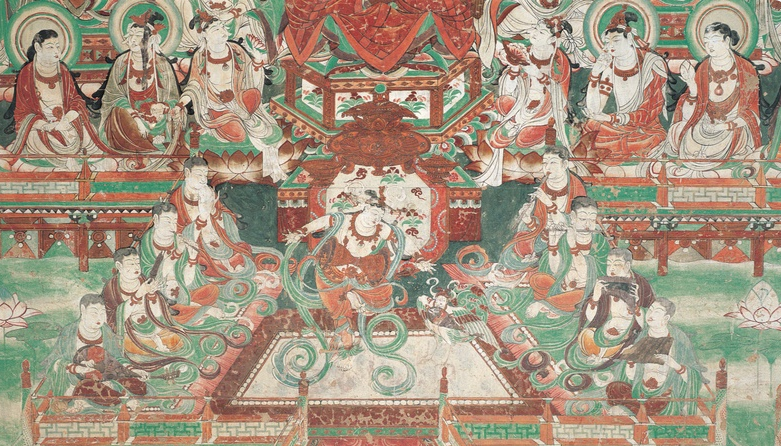 【何以中国·壁画里的中国】在榆林窟 与千年色彩“对话”