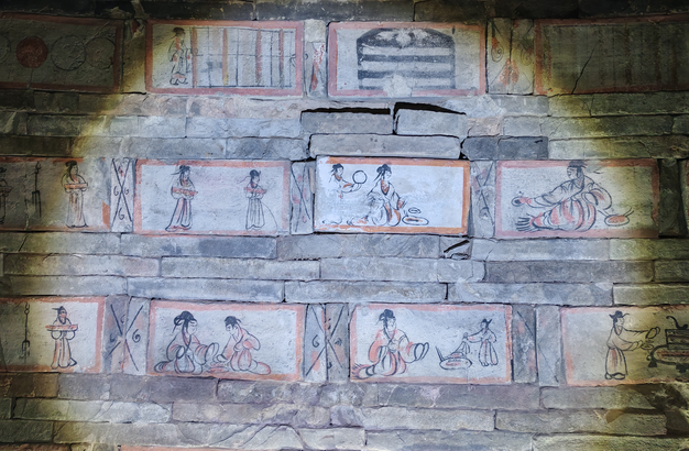 【甘快看】何以中国·壁画里的中国｜打开魏晋时期的“朋友圈”看古墓壁画里的烟火人间