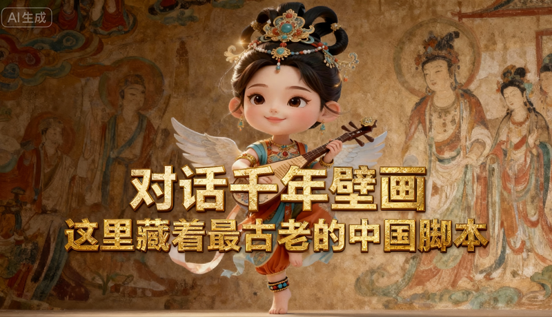 【何以中国·壁画里的中国】对话千年壁画！这里藏着最古老的“中国脚本”