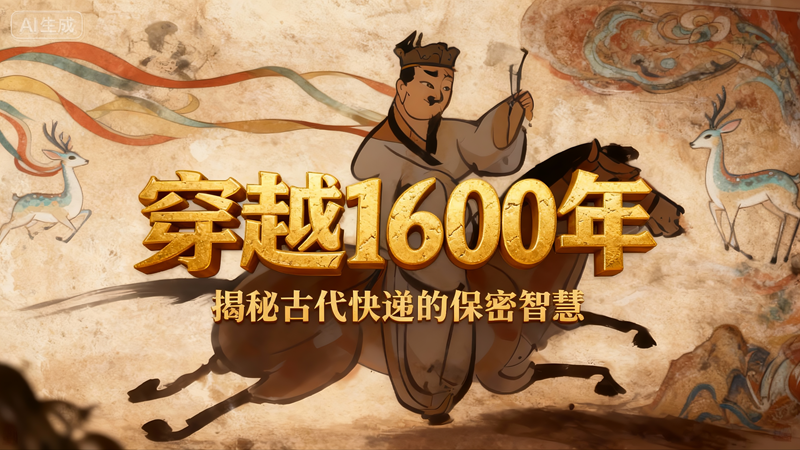 【何以中国·壁画里的中国】穿越1600年 揭秘古代快递的保密智慧
