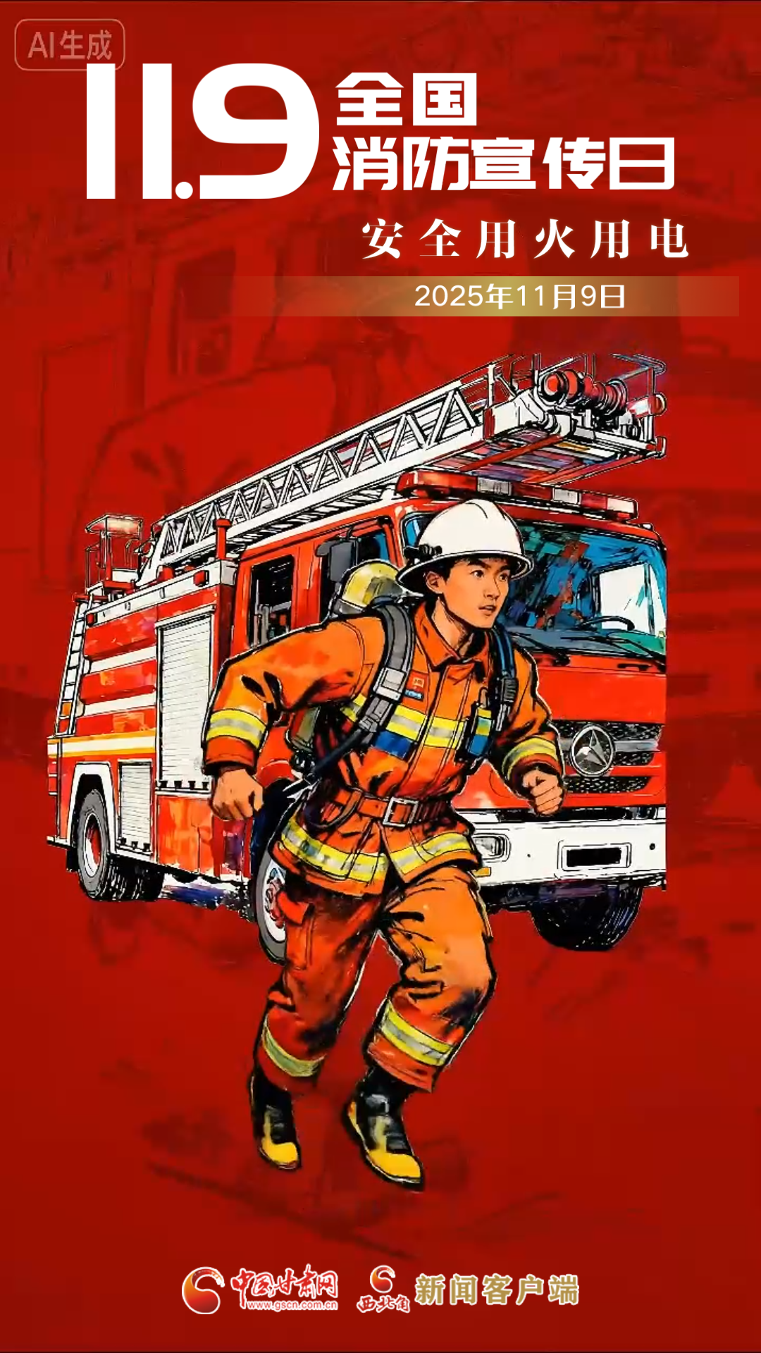 视频海报|全国消防日：安全用火用电