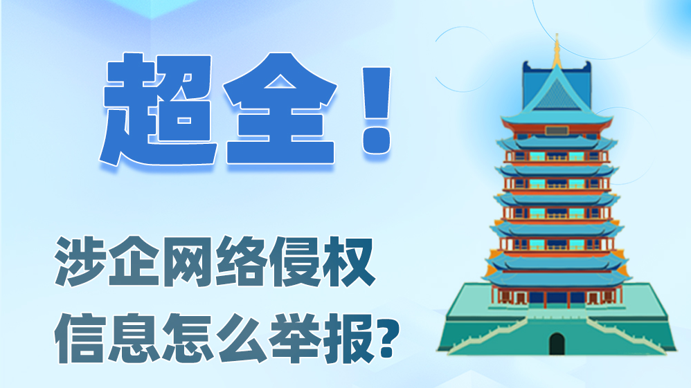 长图|超全！涉企网络侵权信息怎么举报？看这张思维导图就够了！