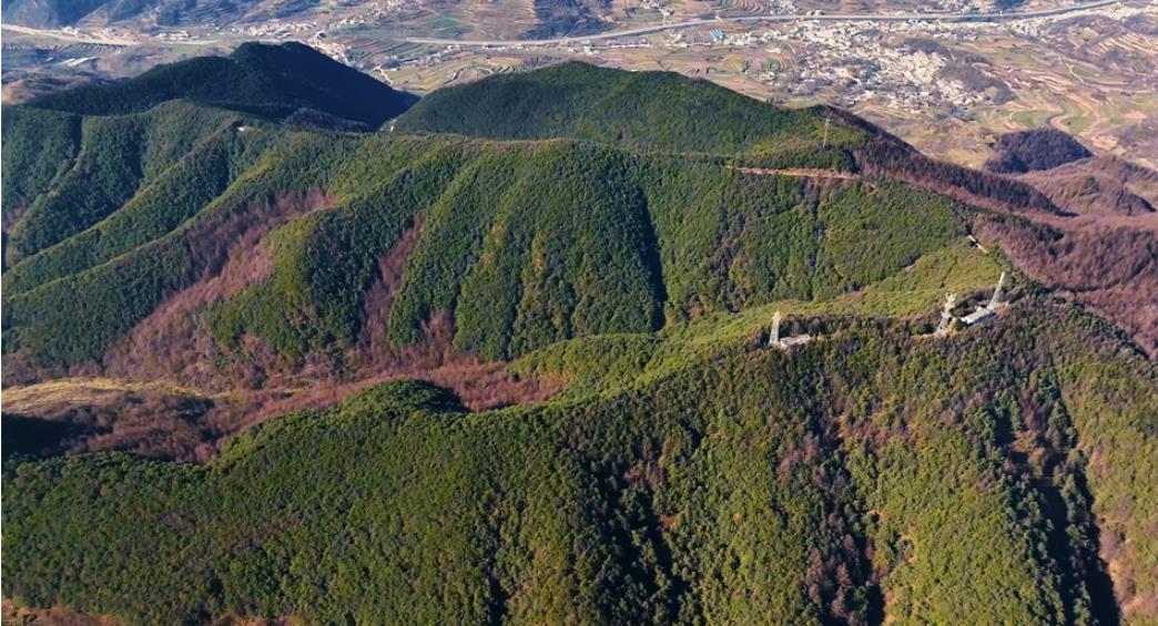 层林尽染映洞山 西和以绿为底绘蓝图