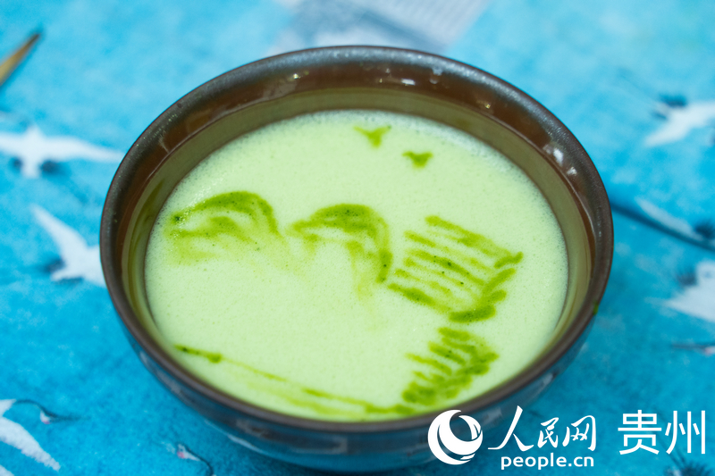 抹茶饮品。人民网阳茜摄