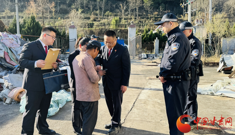 “陇原风暴2025”陇南徽县站：执行有力度 释法有温度