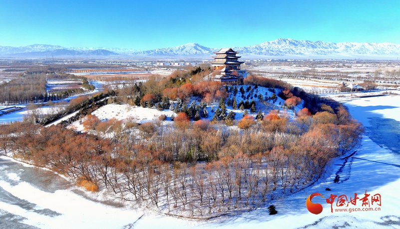 陇拍客丨雪映临泽景如画