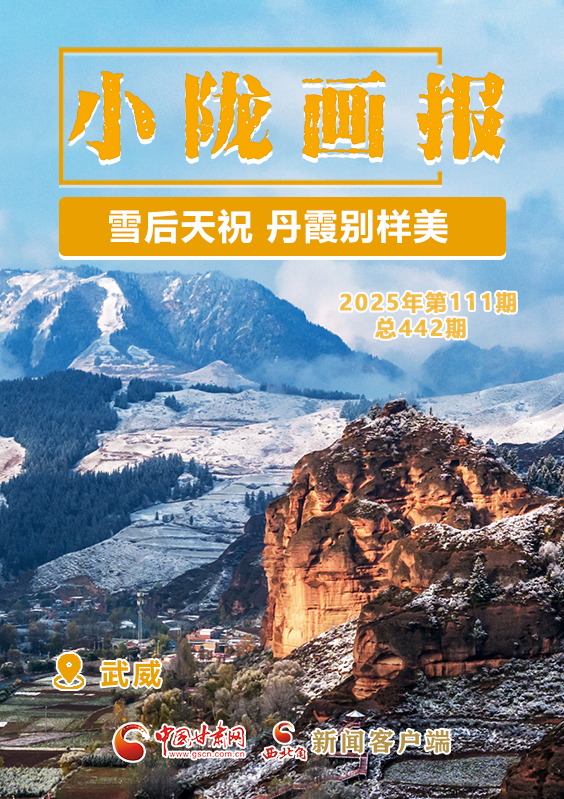 【小陇画报·442期】雪后天祝 丹霞别样美