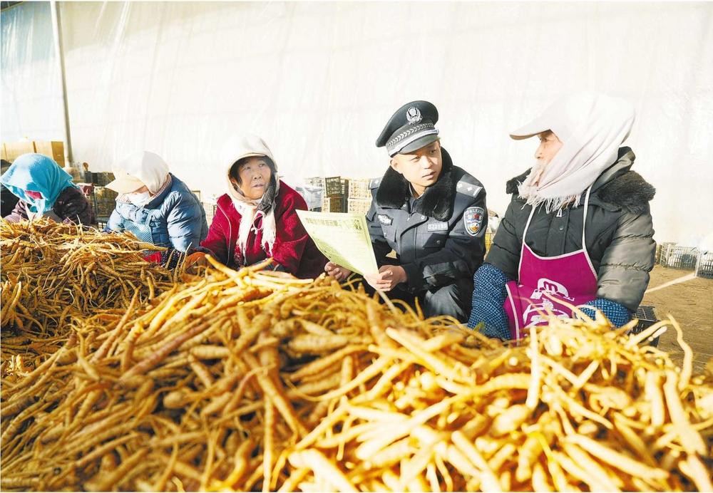 山丹公安走进企业开展安全大宣教等活动