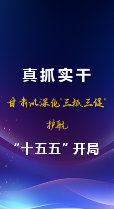 图解|真抓实干！甘肃以深化“三抓三促”护航“十五五”开局
