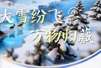 大雪纷飞 万物归藏