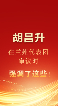 【聚焦2026甘肃两会】胡昌升在兰州代表团审议时强调了这些！