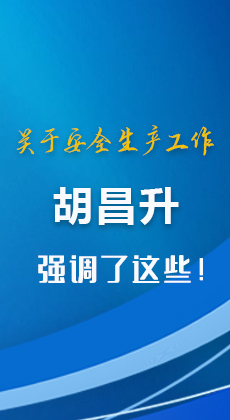 图解|关于安全生产工作 胡昌升强调了这些！