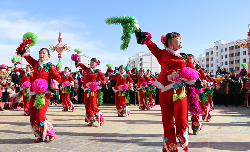 新春走基层|民勤：社火闹春承古韵 “非遗”焕彩寄乡愁