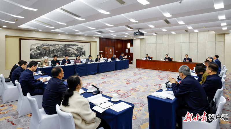 【甘快看】甘肃代表团举行小组会议 审议民族团结进步促进法草案国家发展规划法草案 胡昌升任振鹤参加