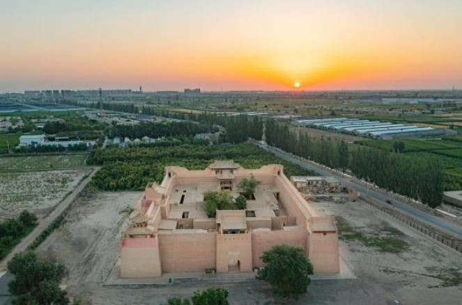 沙漠腹地“西北庄园”瑞安堡完成数字化保护