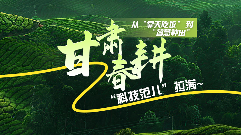 长图|从“靠天吃饭”到“智慧种田”,甘肃春耕“科技范儿”拉满