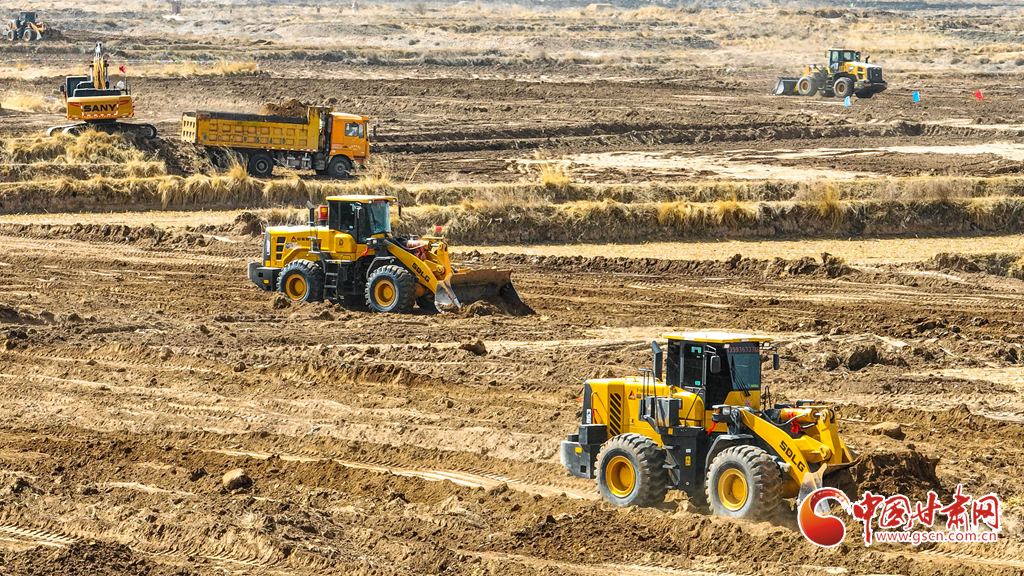高标准农田建设加紧施工