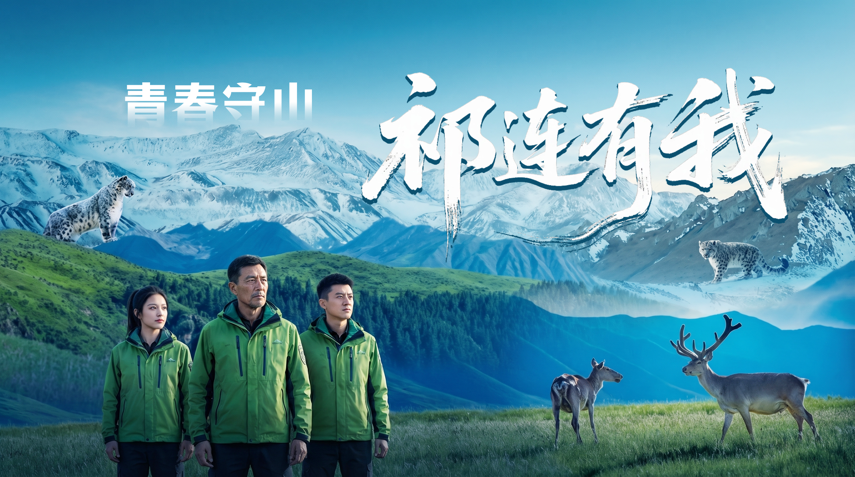 青春华章 丝路逐光·AIGC视频|青春守山·祁连有我