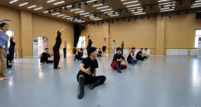 肃北县那达慕月活动开幕在即 乌兰牧骑演员紧张排练