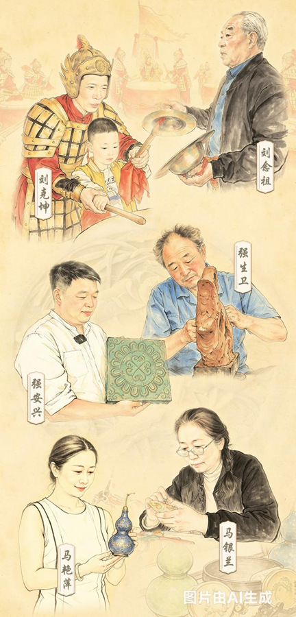 让老手艺在新时代焕发新生机。设计制作：米媛