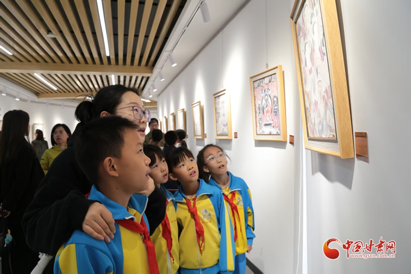 河西学院举办河西五市美育骨干教师敦煌壁画临摹作品展