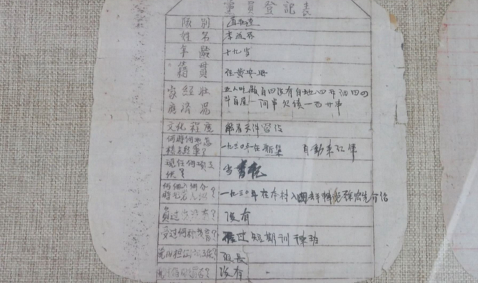 甘肃会宁：缝进枕套里的党员登记表