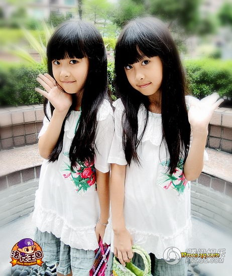 <em>网络</em>公主超可爱<em>姐妹</em>花<em>长大</em>代言网游露天使笑