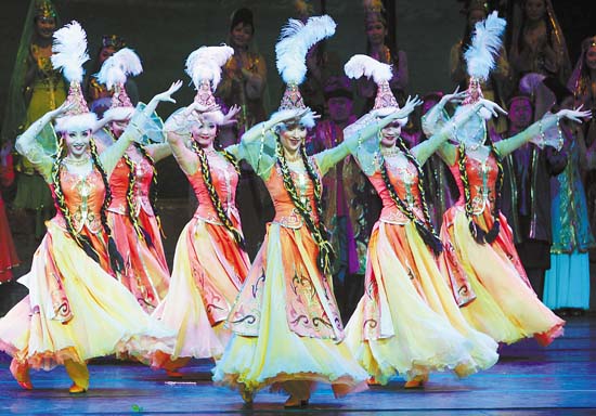 大型歌舞剧《在那遥远的地方》最新版在京上演