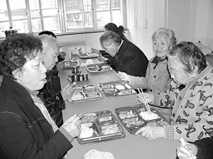 皋兰路虚拟养老院定点餐厅开业