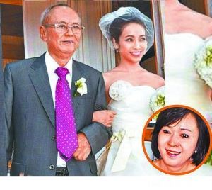 侯佩岑大婚时,邱嘉雄都有出席.