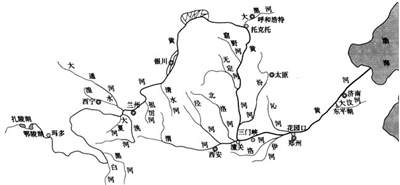 洮河流域地图图片