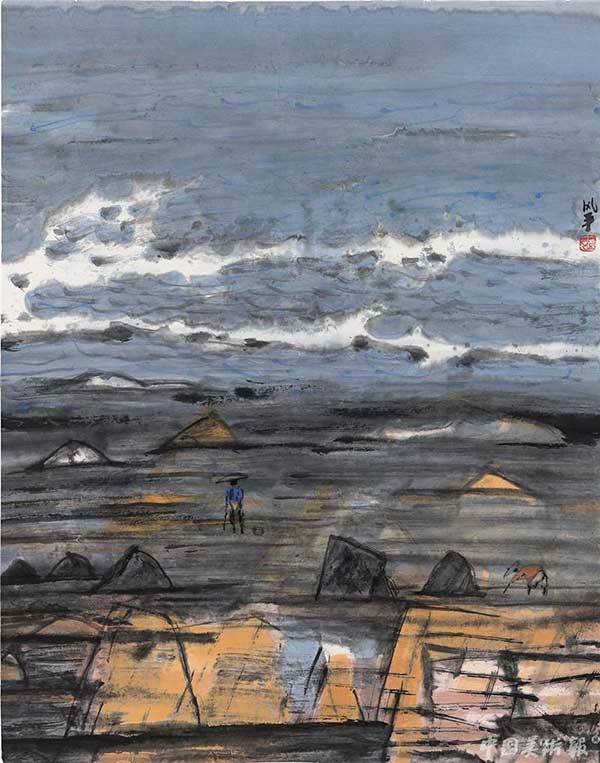 西子湖畔"海风"吹 "大海"题材画展登录浙江美术馆