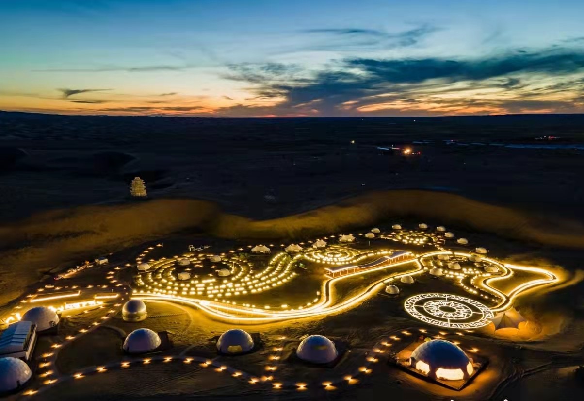 云游武威邂逅武威最美的大漠星空摘星小镇