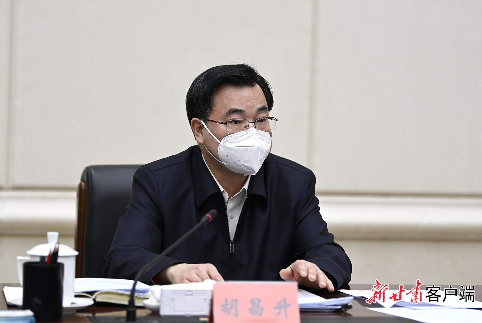 12月27日,中共甘肃省委召开专题协商座谈会,中共甘肃省委书记胡昌升