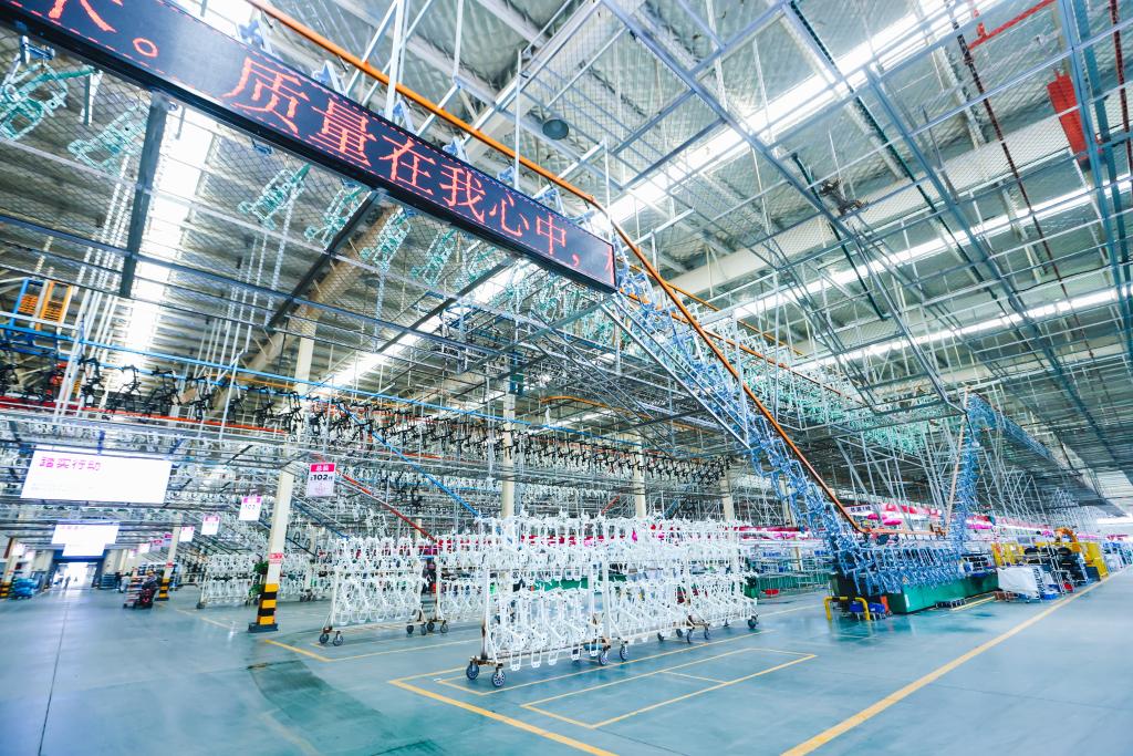 "两轮"跑出加速度——天津自行车产业集群地观察_财经要闻_中国甘肃网