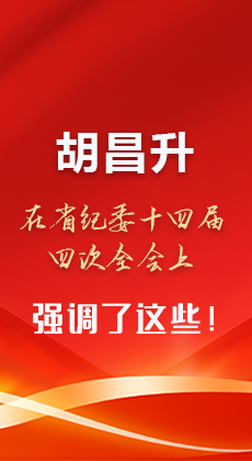 图解|胡昌升在省纪委十四届四次全会上强调了这些！