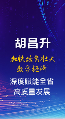 图解|胡昌升：加快培育壮大数字经济 深度赋能全省高质量发展