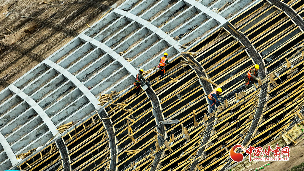 陇拍客丨肃南：皇城抽水蓄能电站建设忙