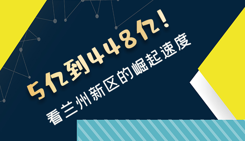 图解|5亿到448亿！看兰州新区的崛起速度