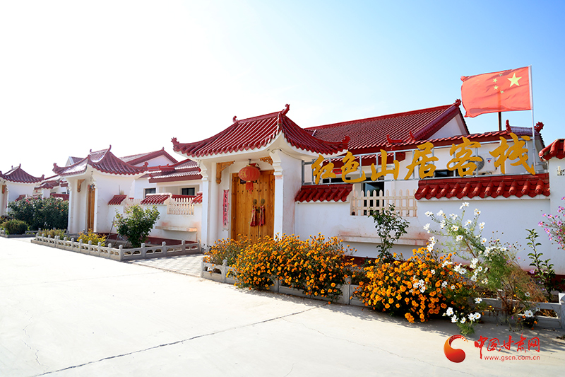 临泽：和美乡村景色新