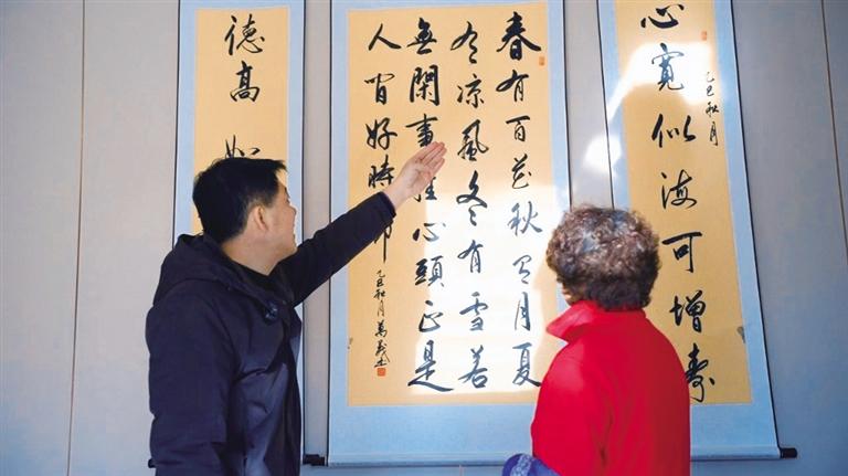 中堂一挂，房子更亮堂了