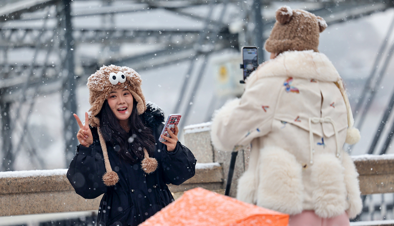 陇拍客｜雪落黄河岸 兰州入画来