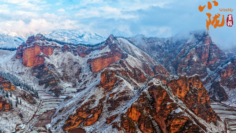 【小陇画报·466期】藏乡天祝：雪落为宣 丹霞映金