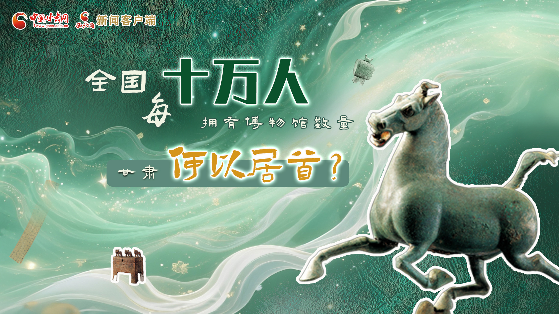 全国每10万人拥有博物馆数量，甘肃何以居首！